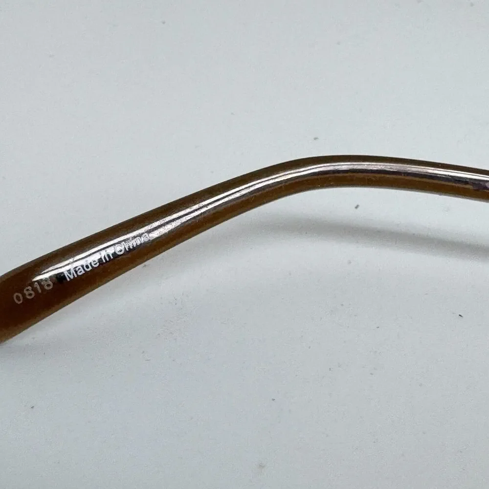 Rampage R174 BRN 51-17-135 Brown/Blue Metal Half Rim Eyeglasses‎ Frame H15278
